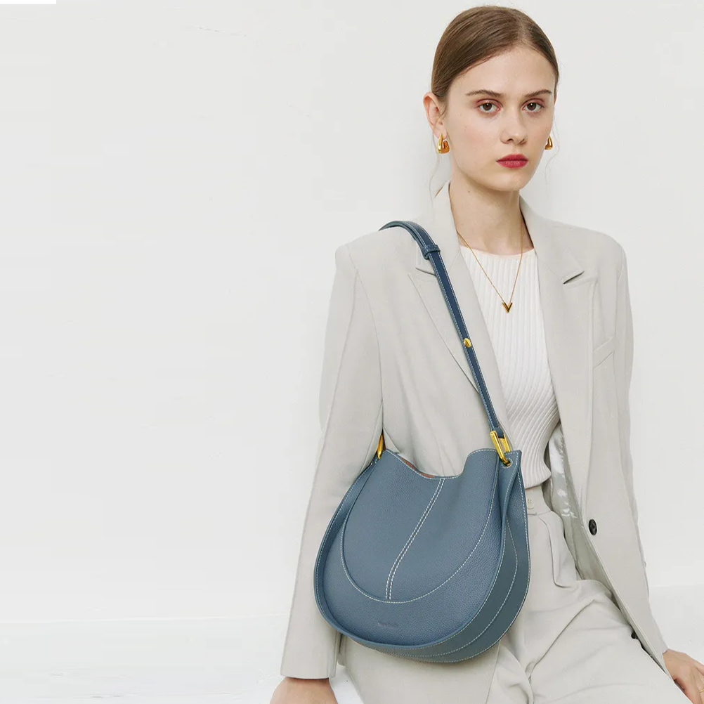 Luxe designer leren schoudertas