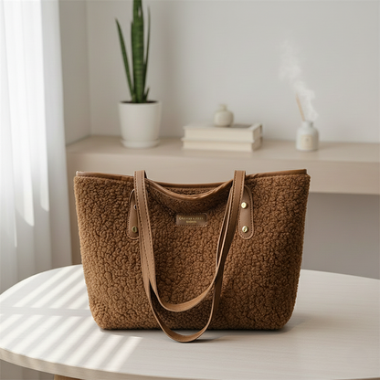 Zachte fashion teddy tas