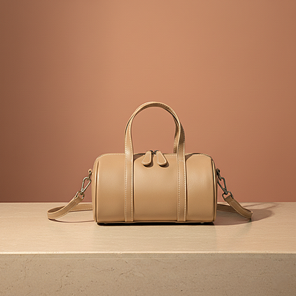 Minimalistisch vintage leren tasje