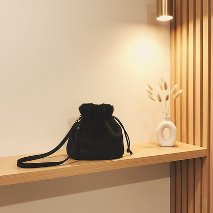 Chic & cozy teddy tas