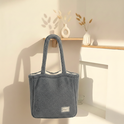 Dubbelzijdige teddy shopper