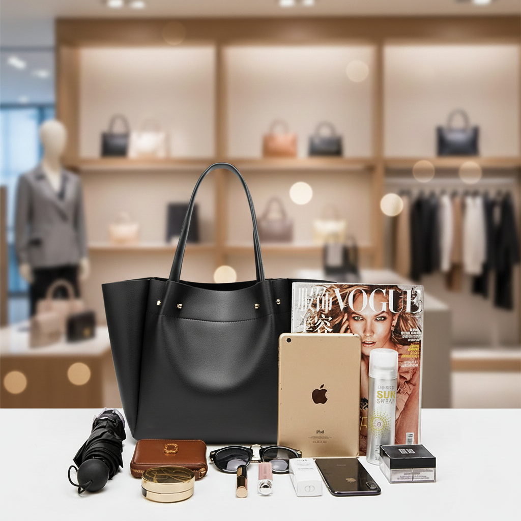 Grote trendy tote bag