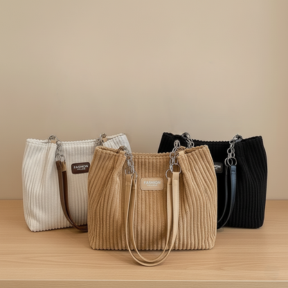 De Corduroy Chic Tote