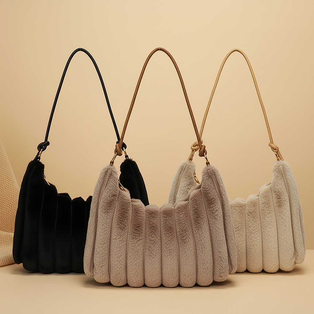 Zachte Pluche Schoudertas