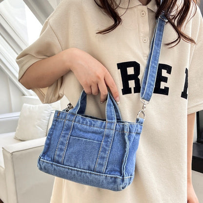Casual denim handtas